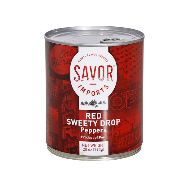 Savor Imports Sweety Drop Peruvian Peppers 28 oz., PK6 - 597160