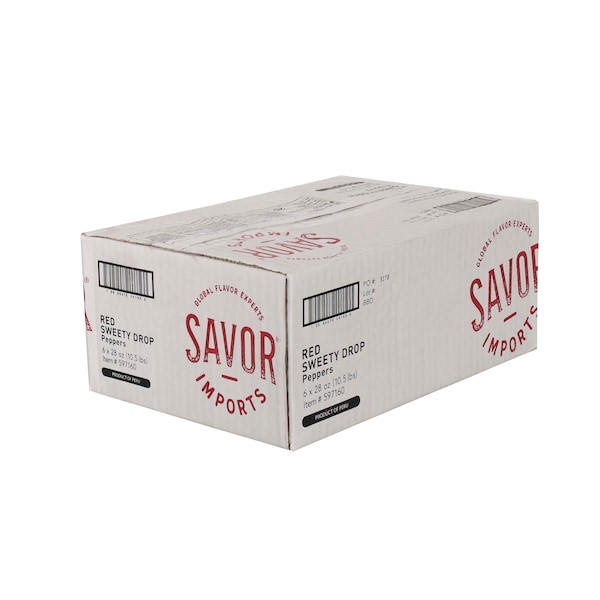 Savor Imports Sweety Drop Peruvian Peppers 28 oz., PK6 - 597160