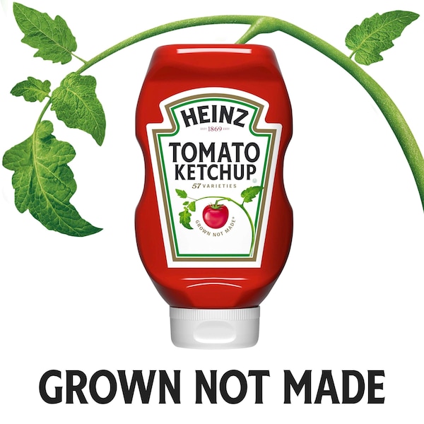 Heinz Heinz Easy Squeeze Clear Upside Down Ketchup 20 oz., PK12 - 10013000006405