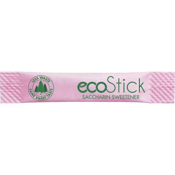 Ecostick Ecostick Saccharin Sugar Substitute Pink Sticks .5g Packet, PK2000 - 83653