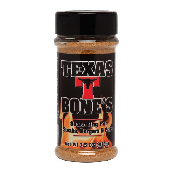 Texas T. Bones Texas T Bone's Meat Seasoning Rub 7.5 oz - OW85110-6