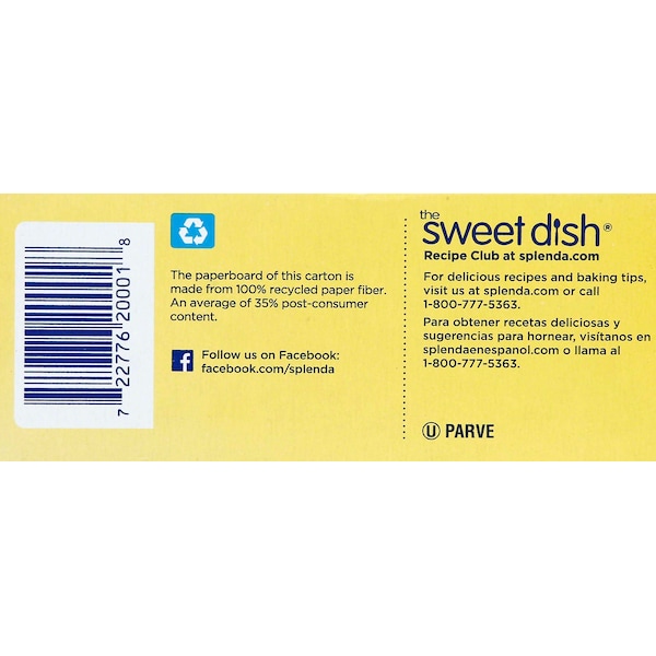 Splenda Splenda Packets 1.75 oz., PK12 - SP14000050