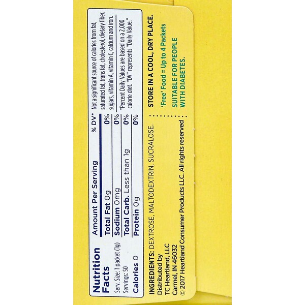 Splenda Splenda Packets 1.75 oz., PK12 - SP14000050