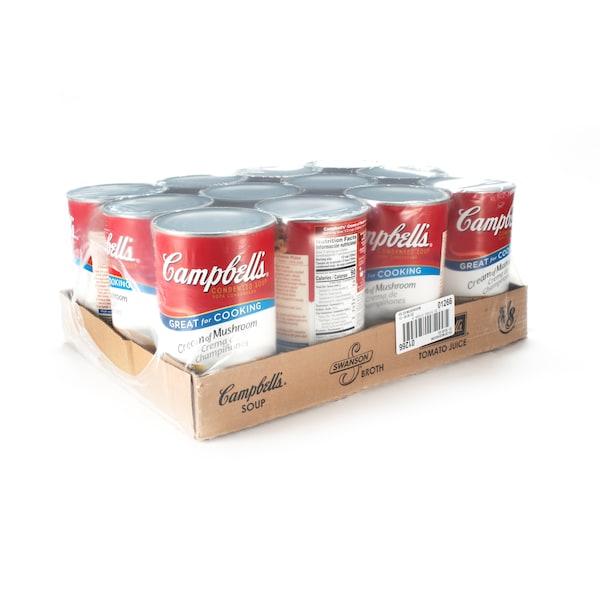 Campbells Campbell's Cream Of Mushroom Soup 50 oz. Cans, PK12 - 000001266
