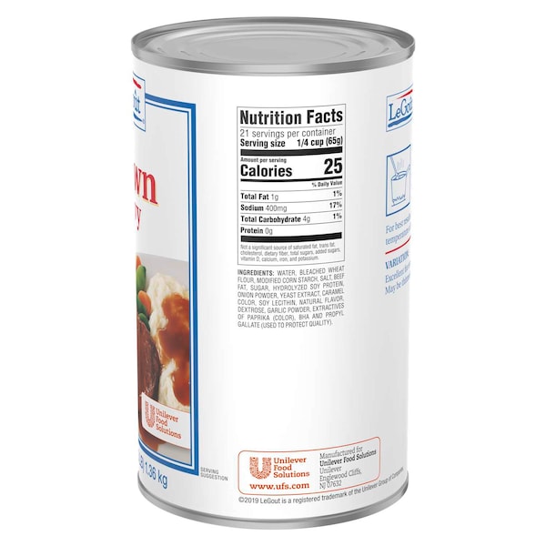 Legout Legout Brown Gravy 48 oz., PK12 - 3750060063