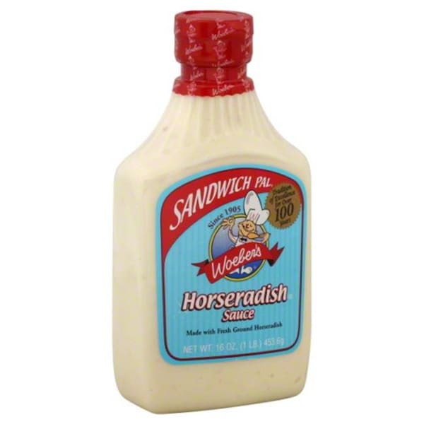 Woebers WOEBER SAUCE SNDWCH PAL HORSERADISH-16 OZ -Pack of 6 - 78078