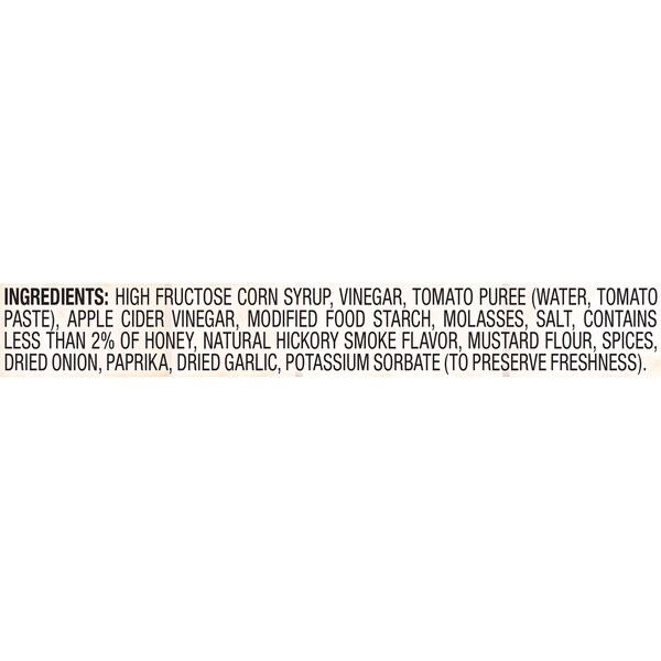 Kraft Kraft Sweet Honey Barbecue Sauce 18 oz. Bottle, PK12 - 10021000052384