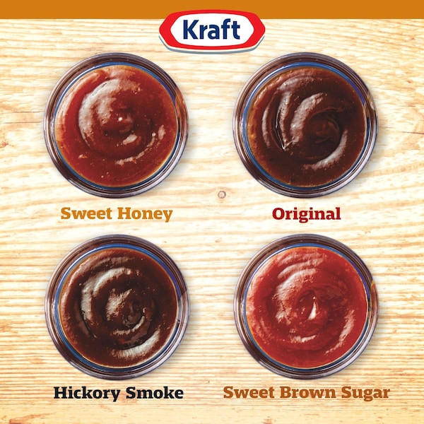 Kraft Kraft Sweet Honey Barbecue Sauce 18 oz. Bottle, PK12 - 10021000052384