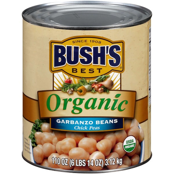 Bushs Best Bush's Best 100% Organic Garbanzo Beans No 10 Can, PK6 - 01707