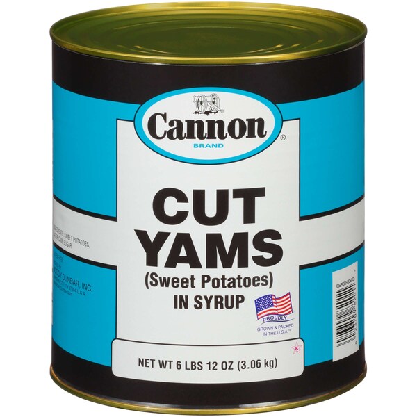 Cannon Cannon Extra Standard Cut Low Sodium Yams 108 oz., PK6 - 204OL603060070