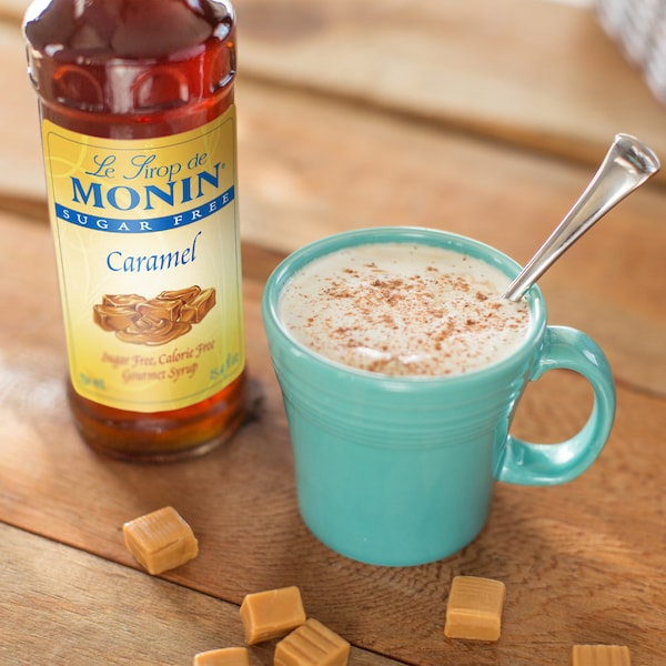 Monin Monin Sugar Free Caramel 750mL, PK12 - M-AS009A