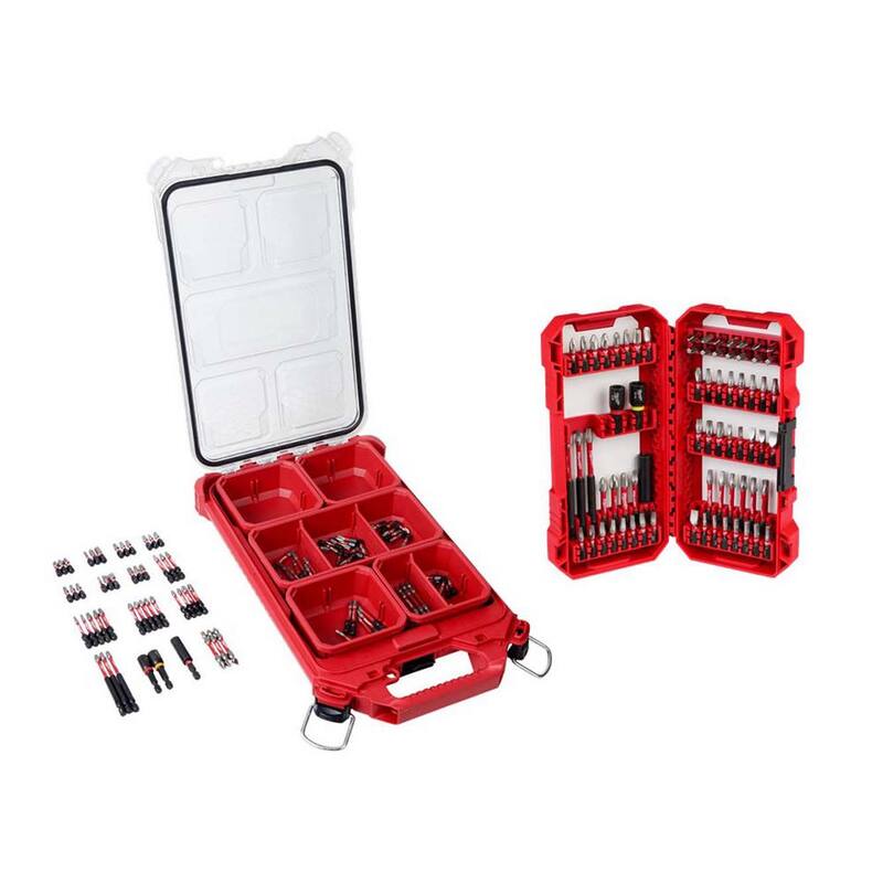 Juego de puntas de destornillador de acero aleado Milwaukee SHOCKWAVE Impact Duty (170 piezas) - 48-32-5151-48-32-4082.