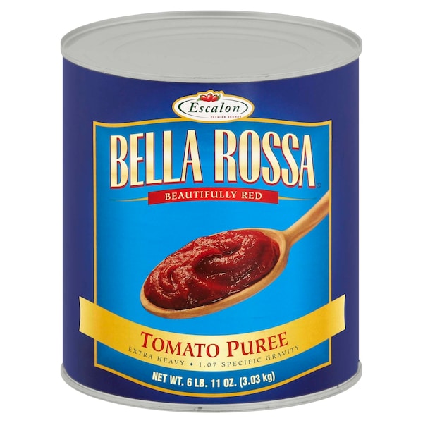 Bella Rosa Tomato Puree Extra Heavy 107 oz., PK6 - 10078485302251