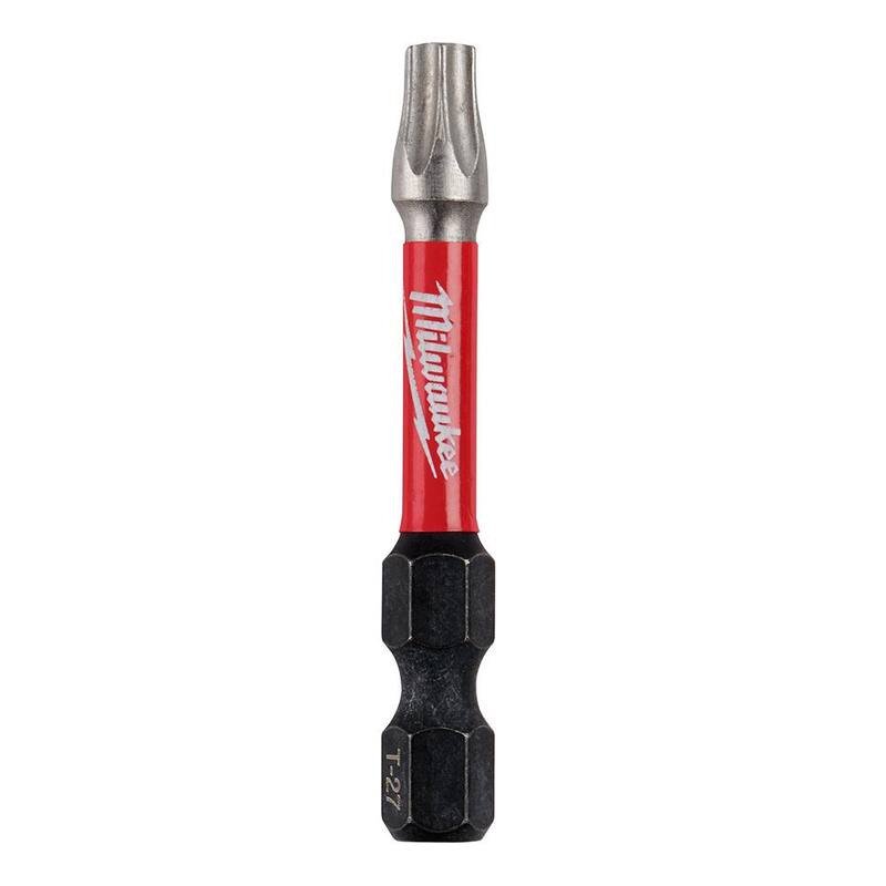 Juego de puntas de destornillador de acero de aleación Milwaukee SHOCKWAVE Impact Duty con estuche PACKOUT (100 piezas) con adaptador de taladro de ángulo recto - 48-32-4082-48-32-2390