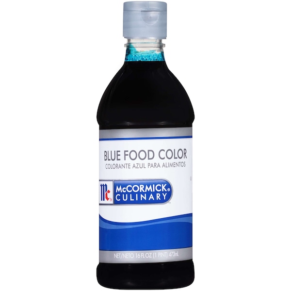 Mccormick McCormick Blue Food Color 1 Pint Bottle, PK6 - 930641