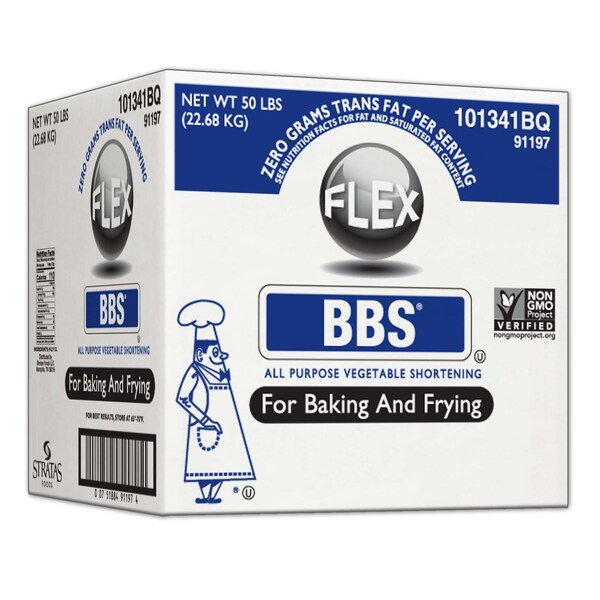 Bbs BBS Flex All Purpose Vegetable Shortening 50lbs, Non-GMO Verified - 101341 BQ