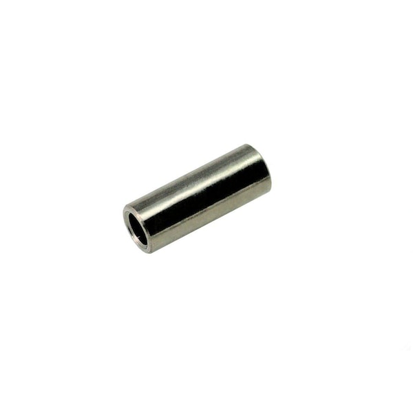 Unicorp Female UnThrd Spacer, , #4 Screw Size, Stainless Steel, 7/8 in Overall Lg - S333-M07-F16-E