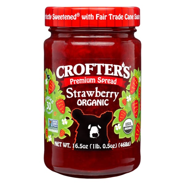 Crofters Organic Spread Premium Strawberry, PK6 - 60067275006511