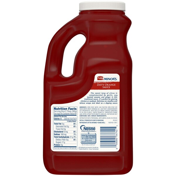 Minors Minor's Ready To Use Zesty Orange Sauce .5 gal. Jug, PK4 - 00050000547425