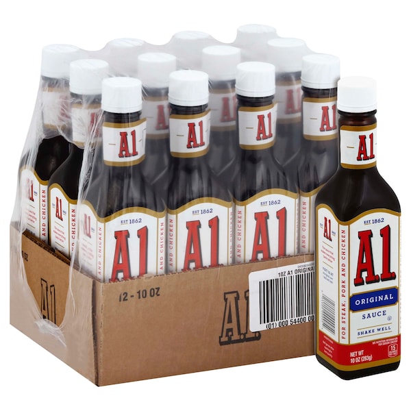 A.1. Steak Sauce A Retail 10 oz., PK12 - 00054400000085