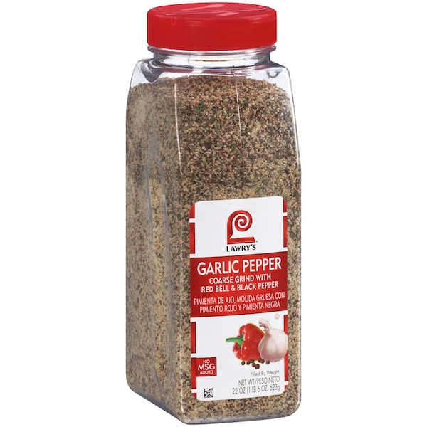 Lawrys Lawry's Garlic Pepper Coarse Grind With Parsley, PK6 - 900335531