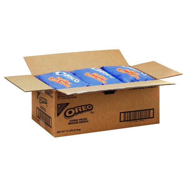Oreo Oreo Medium Pieces 1lbs Pouch, PK12 - 02962
