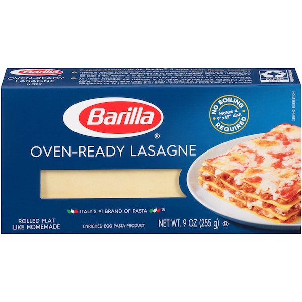 Barilla Barilla Oven Ready Lasagna 9 oz. Box, PK12 - 1000494399