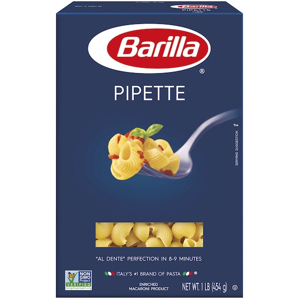 Barilla Barilla Pipette Pasta 16 oz., PK12 - 1000010538