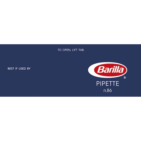 Barilla Barilla Pipette Pasta 16 oz., PK12 - 1000010538