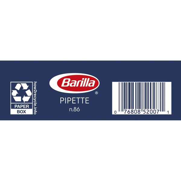 Barilla Barilla Pipette Pasta 16 oz., PK12 - 1000010538