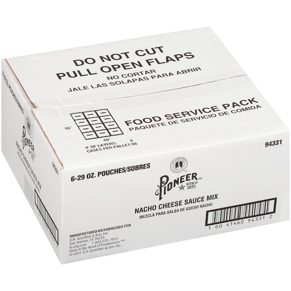 Pioneer Pioneer Nacho Cheese Sauce Mix 29 oz., PK6 - 94331