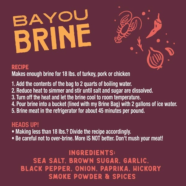 5280 Culinary Chef J's BBQ Provisions Bayou Brine Mix 16 oz - BAYOUBRINE-CS