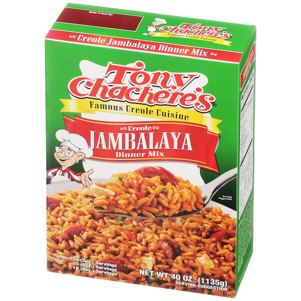 Tony Chacheres Creole Foods Tony Chachere's Jambalaya Mix 40 oz., PK8 - 00342