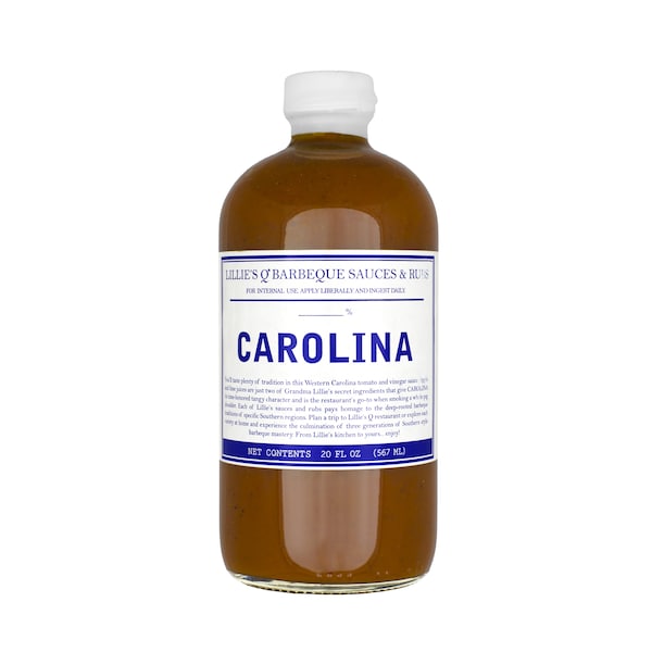 Lillies Q Carolina BBQ Sauce 20 fl. oz., PK6 - FGLIL 32