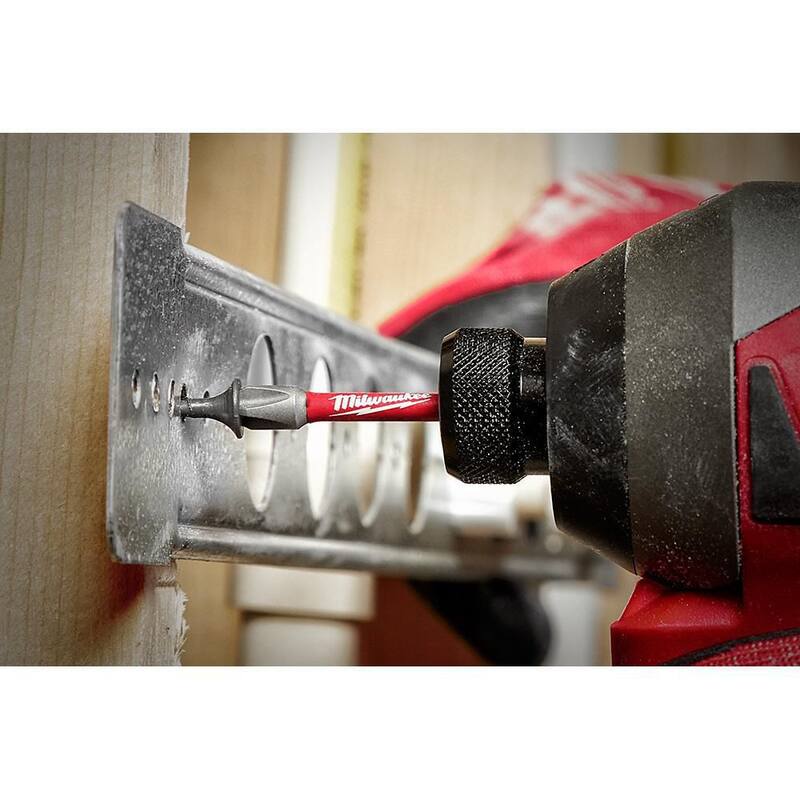 Juego de puntas de destornillador de acero de aleación Milwaukee SHOCKWAVE Impact-Duty con juego de sierras de perforación Hole Dozer Bi-Metal de uso general (97 piezas) - 48-32-4094-49-22-4029