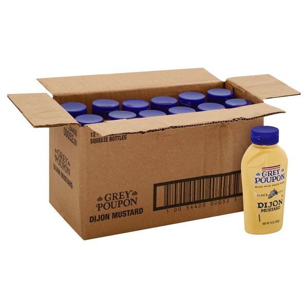 Grey Poupon Grey Poupon Dijon Mustard 10 oz. Bottle, PK12 - 10054400000525