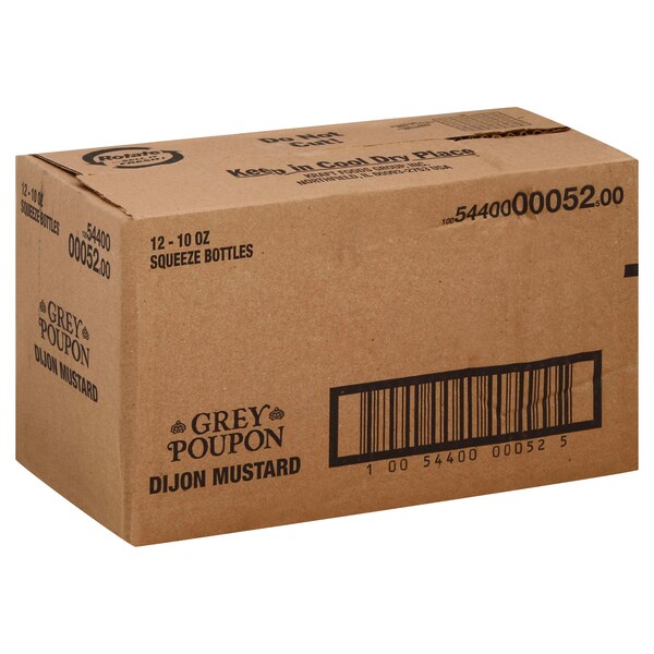 Grey Poupon Grey Poupon Dijon Mustard 10 oz. Bottle, PK12 - 10054400000525