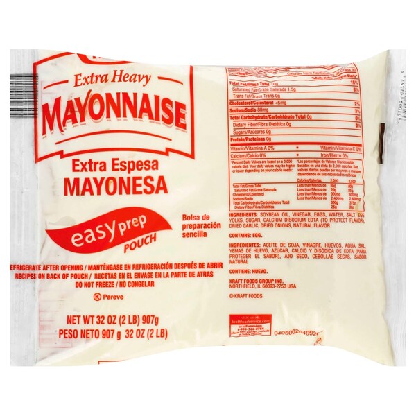 Kraft Kraft Extra Heavy Mayo 32 oz., PK16 - 10021000017239