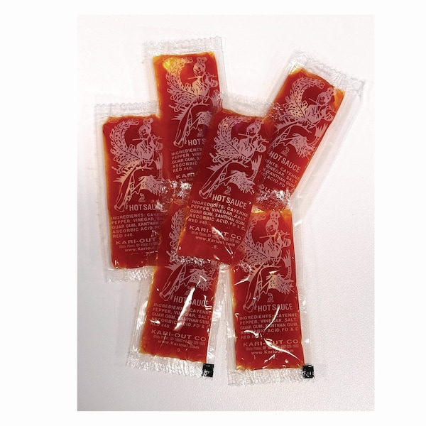 Kari-Out Spicy Sauce, 9 g Packet, 450/Carton, 450PK - 2500050