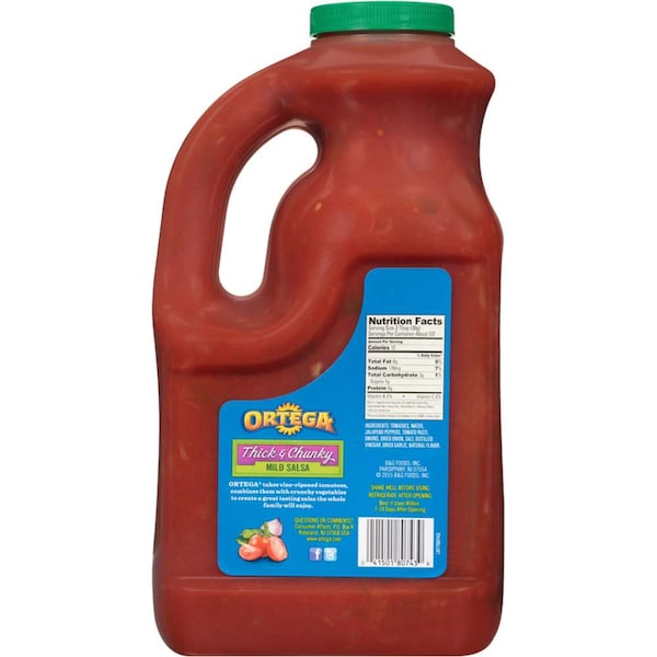 Ortega Ortega Thick & Chunky Mild Salsa 1 gal. Jar, PK4 - 780743