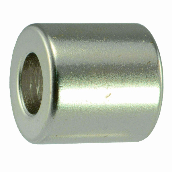 Midwest Fastener Round Spacer, Polished Stainless Steel, 3/4 in Overall Lg, 3/8 in Inside Dia, 3 PK - 33345