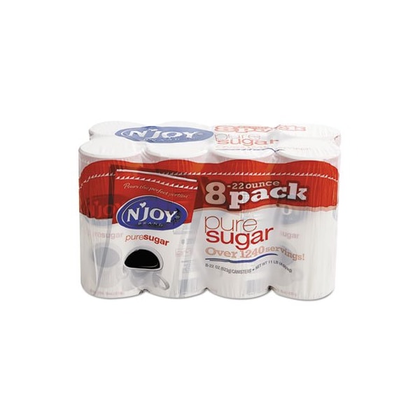 Cbd N'Joy, PURE SUGAR CANE, 22 OZ CANISTERS, 8PK - 827820