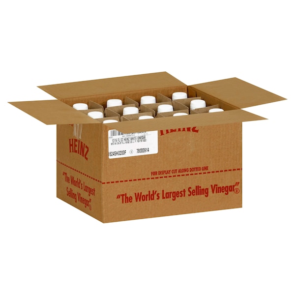 Heinz Heinz 5% White Vinegar 16 fl. oz. Bottle, PK12 - 00013000007559