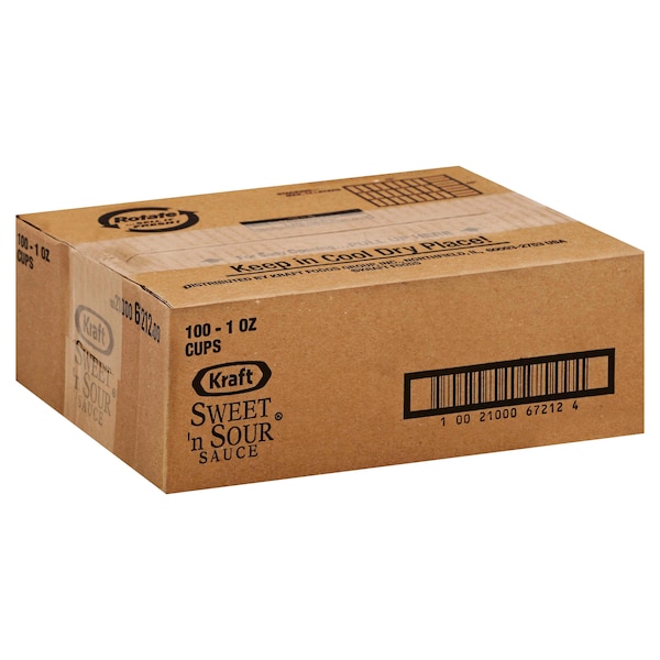 Kraft Kraft Sauce Sweet & Sour Sauce 1 oz. Cup, PK100 - 10021000672124