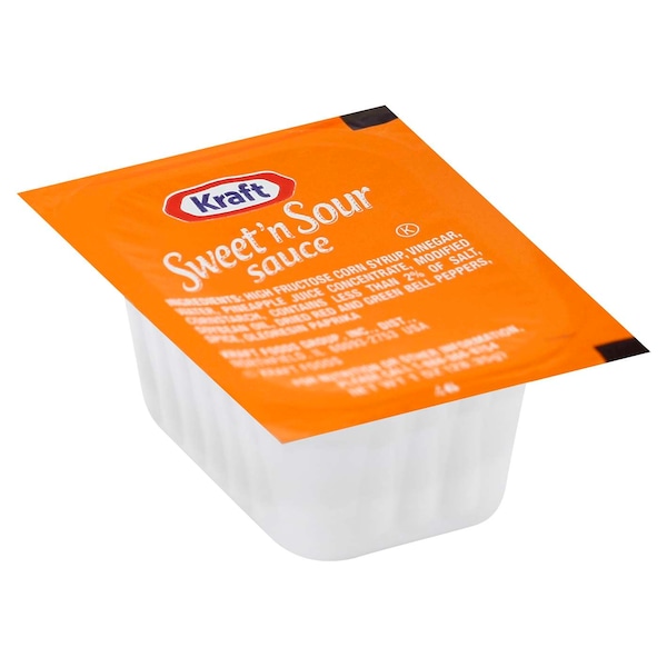 Kraft Kraft Sauce Sweet & Sour Sauce 1 oz. Cup, PK100 - 10021000672124