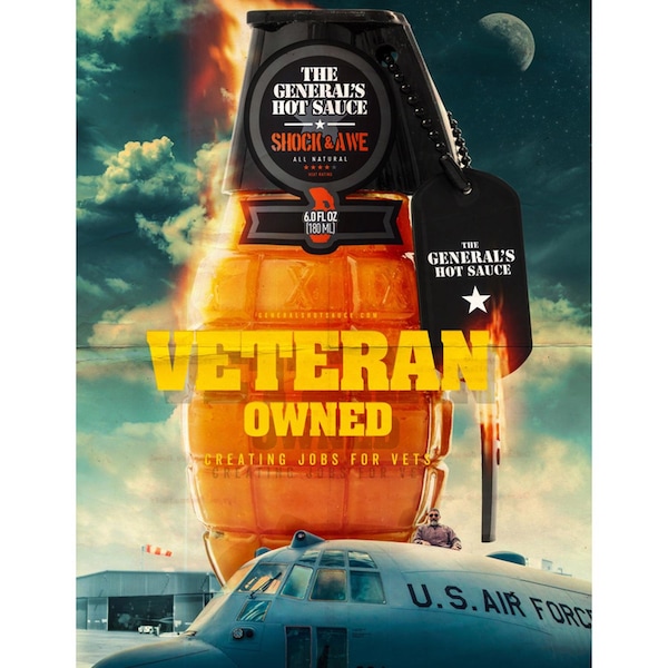 The Generals Hot Sauce The General's Hot Sauce All Natural Shock & Awe Sauce 6 oz - 0311-003