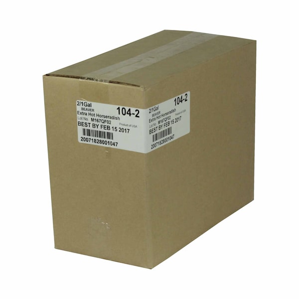 Beaver Beaver Extra Hot Horseradish 1 gal., PK4 - 104-4