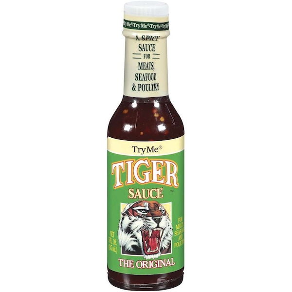 Try Me Gourmet 5 oz. Bottle Try Me Tiger Gourmet Sauce, PK6 - 75076-16001