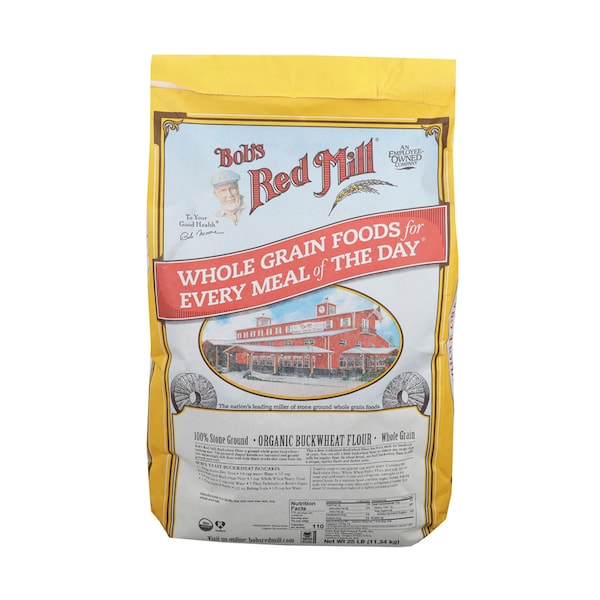 Bobs Red Mill Natural Foods Bob's Red Mill Organic Buckwheat Flour 25lbs - 1090B25