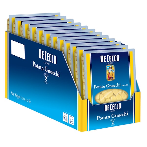 De Cecco De Cecco No. 401 Potato Gnocchi 1.1lbs Box, PK12 - GN21401